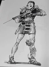 Another concept art of Dollface by Lee R. Wilson. From the Sweet Tour mode.