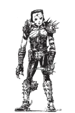 Another concept art of Dollface by Lee R. Wilson (June 2000).