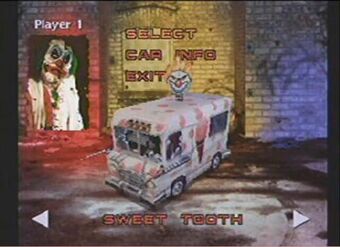 video game with ice cream truck