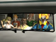 Sweet Tooth driving the Joneses' new RV.