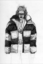 Concept art of Club Kid by Darrin Fuller.[1]