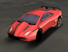 Crimson Fury from World Tour, a very early build of Head-On. This model would later be used as the main one in the PS2 version.