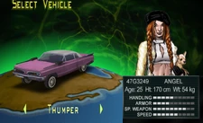 Angel in the character selection screen.