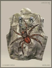 Concept art of John Doe's black widow vest.[5]
