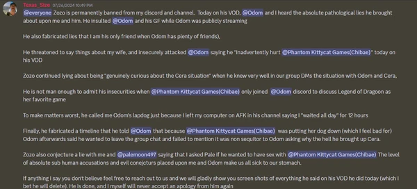 Texas_sizes Public Statement