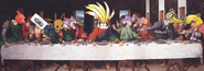 Bird Jesus at the Last Supper.