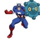 Bronzor and Captain America