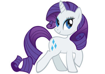 Rarity, white and purple unicorn My Little Pony png