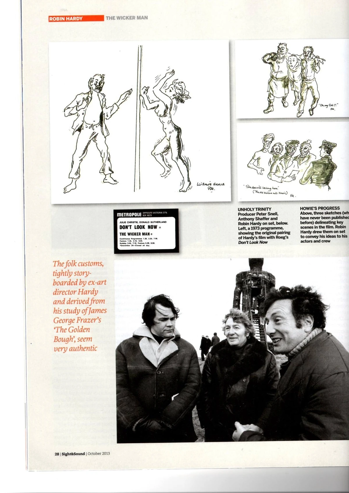 Graphic novel/storyboards The Wicker Man (1973) Wikia Fandom