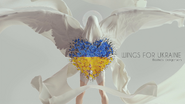 The art for the Wings for Ukraine song