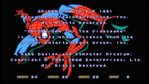 Spider-Man The Game Screen