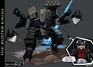 Matt and his mech, as drawn by Dashxero for the Shogo outro.