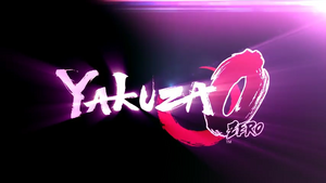 Yakuza 0 Title
