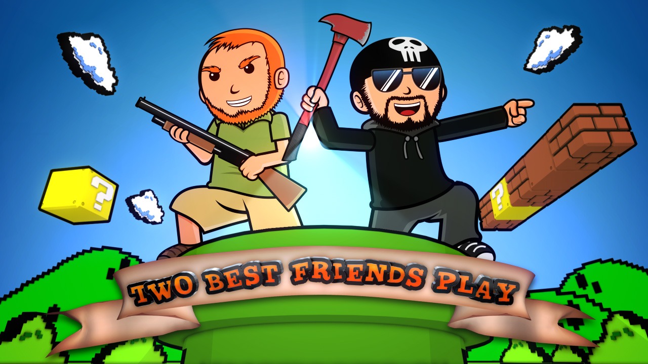 two best friends play wallpaper