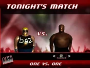 Fatty Zubaz with Fatty RAGE in Action Arcade Wrestling 2.