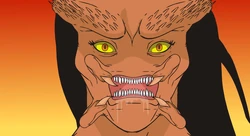 Tina, as drawn by Plague of Gripes in "Predator College".