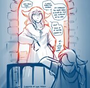 Adelaide meets Madelyn's father again after their fight in the coronation tournament