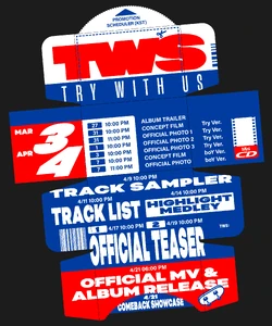 TWS 本国 サイン try with us TWS トゥアス シニュ TRY WITH US 直筆サイン TWS [TRY WITH US