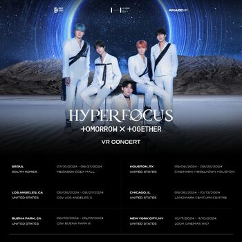 HYPERFOCUS : TOMORROW X TOGETHER VR CONCERT TXT Wiki Fandom
