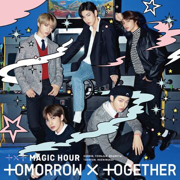 TXT トレカ magic hour TOMORROW X TOGETHER 日本デビューシングル「MAGIC HOUR」のジャケット写真 & 店舗別