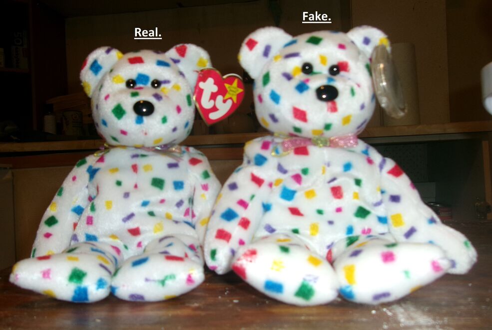 Confetti beanie baby hot sale