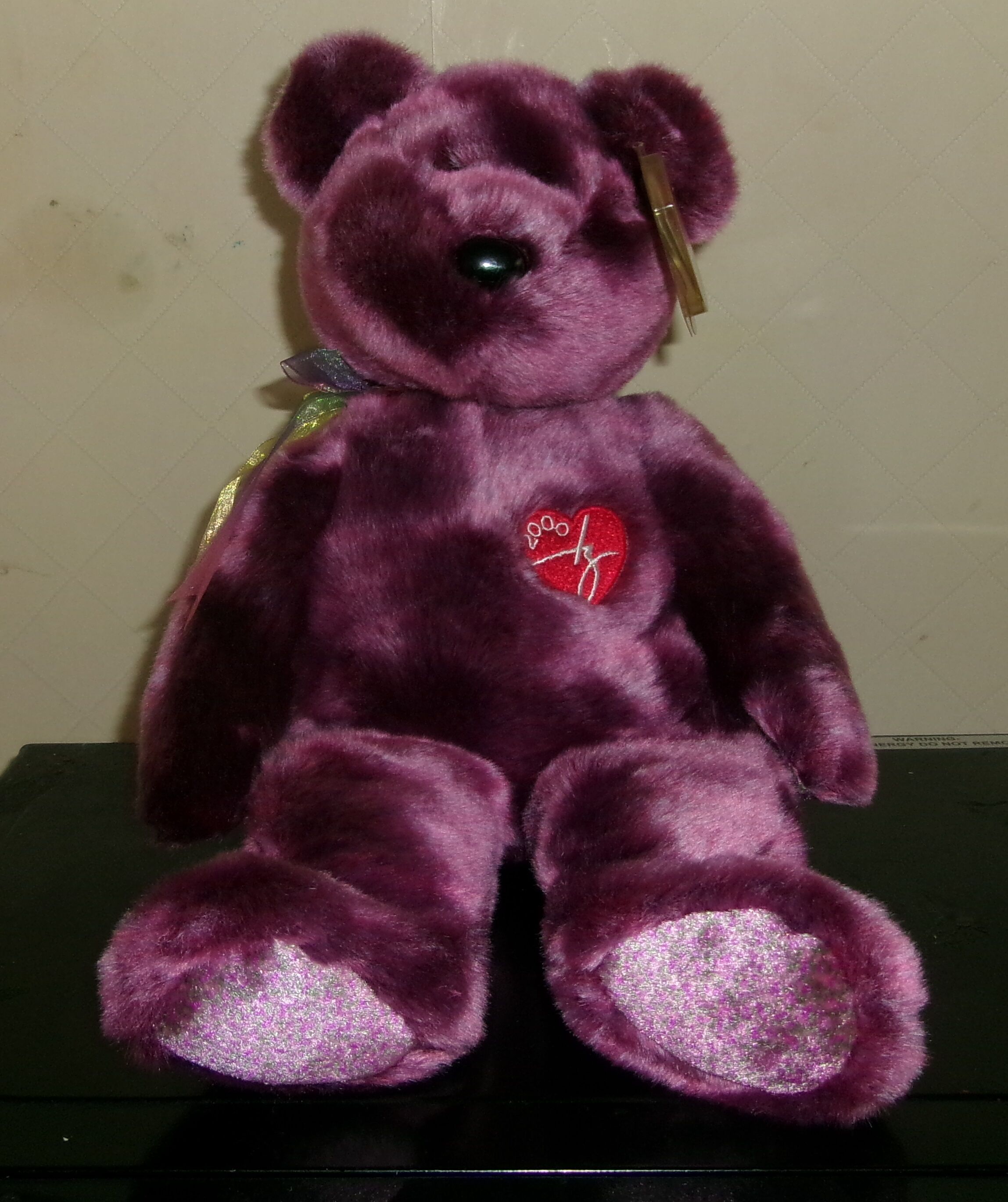 Ty beanie baby 2000 signature bear outlet