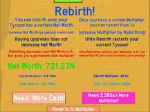 Rebirth! - Roblox