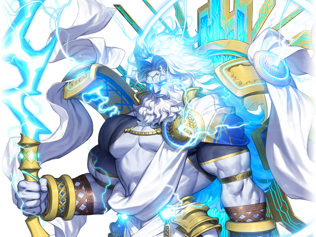 What is the strongest character from The God of High School that Zeus  (Fate/Grand Order) can defeat?