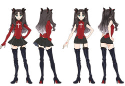 Rin Tohsaka Fate Extra Type Moon Wiki Fandom