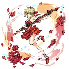 Crimson Nero in Himegami Emaki x Fate/EXTRA CCC collaboration.