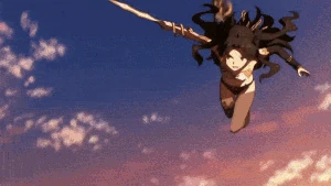 Ereshkigal being defeated by Ana.