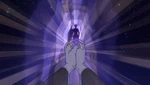 Galahad being prayed to, in the Fate/Grand Order Memorial Movie 2023.