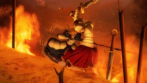 Fate/Zero 1st season ending credits.