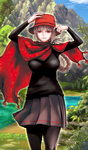 Heroic Spirit Traveling Outfit: Nightingale in Fate Grand Order; Illustrator: Takahashi Keitarō