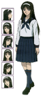 J.C.StaffWP's character sheet of Akiha Tohno in Lunar Legend Tsukihime.