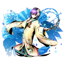 (着物姿の後輩：間桐桜?) in Divine GateWP Collaboration.