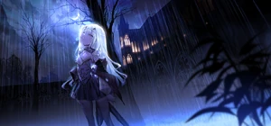  sobbing to herself in the rain after hearing Aurora's true feelings about her.