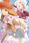 PRISMA Shirou, Illyasviel and Irisviel Takeuchi Takashi.jpg (336 KB) Shirou Emiya, Irisviel von Einzbern and Illyasviel von Einzbern in Fate/kaleid liner PRISMA☆ILLYA, illustrated by Takashi Takeuchi.