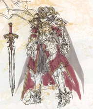 Phác họa áo giáp của Mordred.