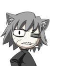 Neco-Arc Chaos with his eye open.