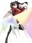 Jeweled Sword Zelretch user Rin Ufotable artwork from Fate/Stay Night: Heaven's Feel III - Spring Song Art Book.