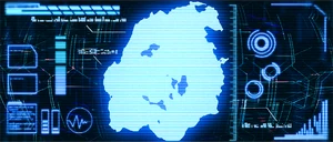 Pangaea, the supercontinent on the surface.