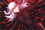 Dark Sakura official art from Art Book - Fate/stay night Heaven's Feel III. spring song.