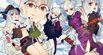 Página coloreada para el séptimo volumen de Fate/strange Fake, ilustrado por Shidzuki Morii.