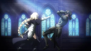 Jeanne frappe Gilles dans les yeux