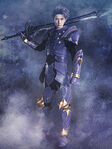 Lancelot portrayed by Kento Ono in Fate/Grand Order THE STAGE - Divine Realm of the Round Table: Camelot Replica; Agateram stage adaptation.