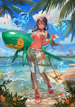 Segunda ascensión de Andromeda en Fate/Grand Order, ilustrado por lack.
