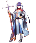Segunda ascensión de Rider en Fate/Grand Order, ilustrado por Mineji Sakamoto.