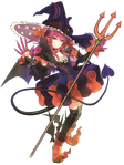 Primeras ascensiones de Caster en Fate/Grand Order, ilustrado por Arco Wada.