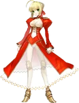 "Ball Dress of Rose" outfit from Fate/EXTRA & Fate/EXTRA CCC, illustrated by Arco Wada.